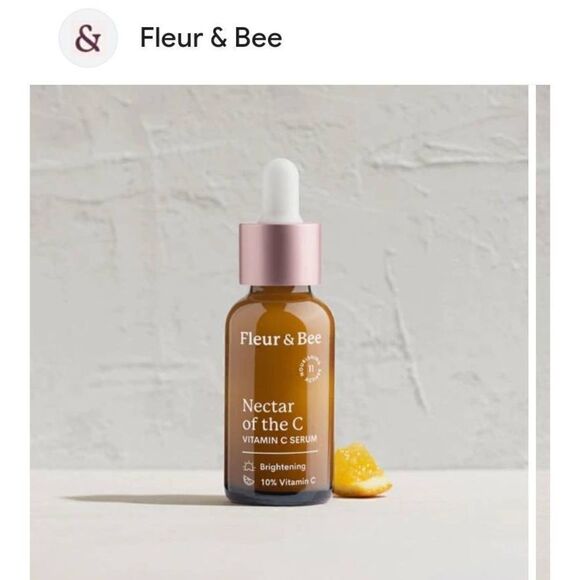 NIB Fleur&Bee Nectar of the Sea Vitamin C Serum - Picture 1 of 11